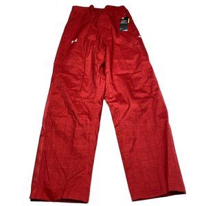 NWT Under Armour Storm Infrared Coldgear Snow Pants L Red Ski Snowboard Men $130